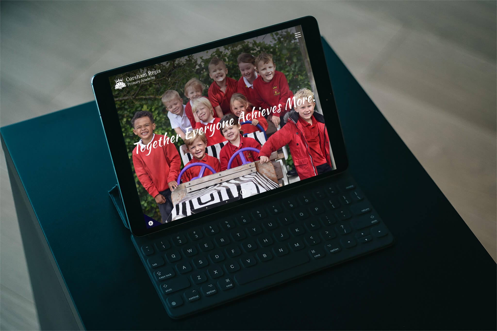 New school website design for Corsham Regis Primary School, WiltshirePrimary Academy